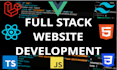 do full stack web development with laravel