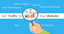 boost website SEO with promotion and organic traffic