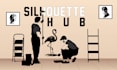 create a custom silhouette and line art illustrations