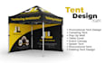 design canopy tent, backdrop, flag, banner, tent design