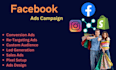 manage and setup facebook ads campaign