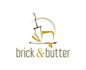 make inspirational admirable brick butter logo
