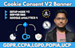 setup cookie consent banner, google consent mode v2, gdpr, cookie consent v2