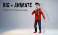 rig and animate low poly 3d characters in ps1, ps2, and n64 style