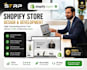 build shopify website, modern shopify dropshipping store