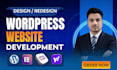 do wordpress website design, redesign development, wordpress business websites