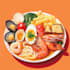 draw food illustration in colour pencil in the procreate