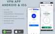 develop android and ios VPN app with ads and in app purchase