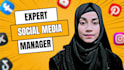be your social media marketing manager expert