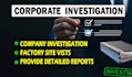 do corporate investigations  due diligence fraud  risk assessment