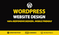 design, redesign responsive wordpress website with elementor pro