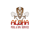 make trendy pool and spa service logo