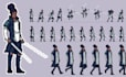 draw animate pixel art game, pixel art characters, pixel art game animation