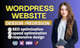 do a stunning wordpress static and ecommerce website