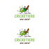 design awesome cricket logo
