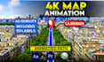 create cinematic map animation using google earth studio