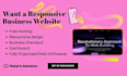 create responsive business website with free hosting