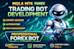 develop mql4, forex trading bot and metatrader4, expert advisor