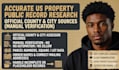 do verified US property real estate public record research from official sources