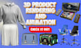 do high quality 3d amazon photorealistic product design, rendering and animation