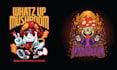 create mascot skull mushroom logo