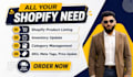 do shopify product listing, product upload and inventory update