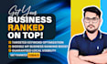 rank your gbp and optimization on 20 keywords for local SEO success top ranking