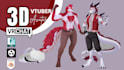 create custom furry or anime 3d rig VR avatar for vrchat vtubers character model