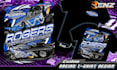draw a custom design for drag, dirt, asphalt car
