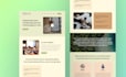 create landing pages using html css, javascript