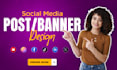 create social media post design for your business