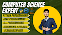 do java python c programming assigned work and projects