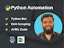 create python bot and advance automate tasks