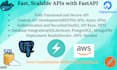 build best fastapi web application and API integration