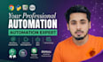 do browser automation, python scripts, ui vision rpa, automa or bot development
