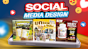 design banner, digital content, social media design
