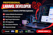 develop a custom laravel PHP web application with mysql and rest API