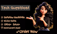 tech guest post on german, UK backlinks on high da tech blogs