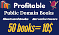 provide you public domain books for KDP