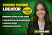be your vending machine locator and appointment setter