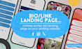 create a linktree style bio page on your wordpress website