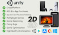 develop multiplayer unity game for mobile, PC and web