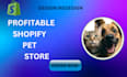 build a profitable pet dropshipping pet logo pet website pet care
