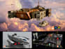 creation of space ships and illustrator