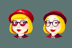design funny cartoon moscot logo character