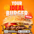 design an attractive burger poster design