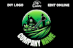 make tree care, grass trimming, lawn care, landscape logo