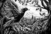 create awesome linocut illustration or linocut imitation