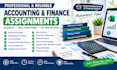 do financial analysis, accounting and finance assignments