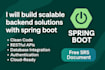 build secure and scalable spring boot rest apis with full database integration